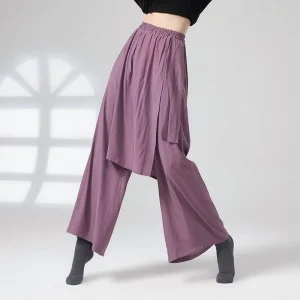 Flowing Wide leg Modern Dance Pants Loose Chinese Dance Pants New Style Physical Training Practice Performance Lyrical Pant