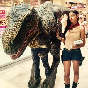 Frightening Animatronic Dinosaur Costume