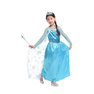 Frosted Princess Dress Costume for Girls