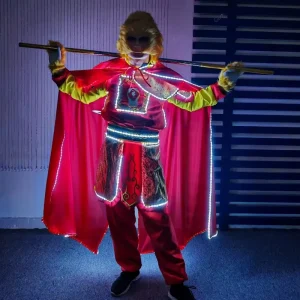 Full Adult Performance Costume for Stage or Party Halloween West Journey Themed Monkey King with Mask