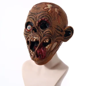 Full-Head Zombie Latex Mask Halloween Cosplay Prop