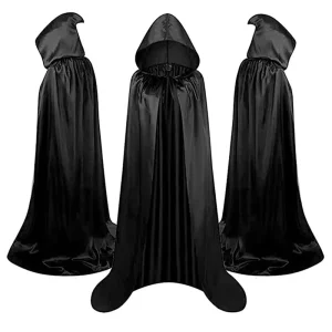 Full-Length Unisex Vampire Reaper Cape with Pointed Hood