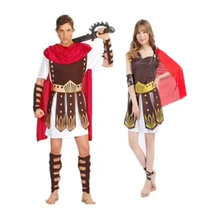 Funtoys CE Halloween Italy Ancient Roman Spartan Warrior Clothes Decoration Costume