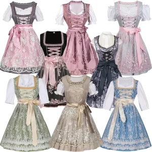German Beer Festival Costume Ethnic-Style Dress Polyester Performance Wear