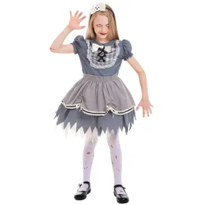 Ghostly Girl Zombie Girl Costume Lolita Doll Figure