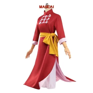 Gintama Kagura Kung Fu Cheongsam Anime Role Playing Project Sekai Ikuu Kagamine Rin Kagamine Len Tang Suit Exercise Costume