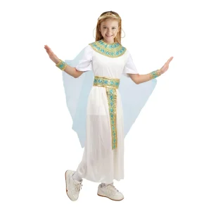 Girls’ Ancient Egyptian Pharaoh Cleopatra Princess Halloween Costume Polyester