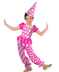 Girls Clown Ballet Dance Costume for Stage Performance