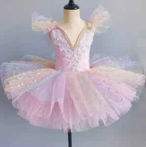 Girls Costumes Children Stage Dancewear Performance Princess Dress Romantic Party Wear Kids Costumes