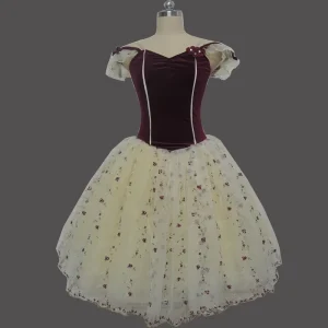 Girls Dance Dress Adult Ballet Performance Costumes Young Girls Ankle Length Children Party Dresses Kids Ballet Tutu Frill Dress
