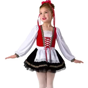 Girls’ Ethnic Performance Cosplay Halloween Dance Costume