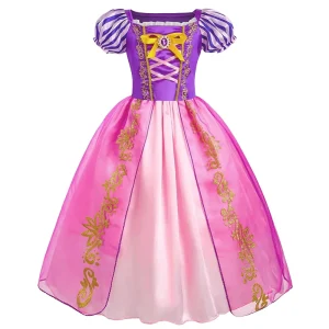 Girls Fairy Princess Dress Costume for Halloween, Birthday Parties and Cosplay