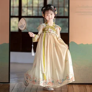 Girls’ Hanfu Dance Performance Costume