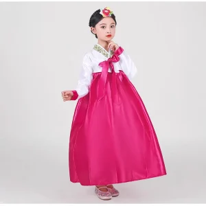 Girls’ Korean Hanbok Costume for Parties, Cosplay, Performances, and Photography