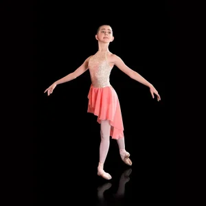 Girls Lyrical Dance Wear Stage Performance Dance Costume Sequin Lyrical Ballet Costume