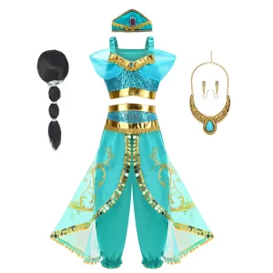 Girls Princess Cosplay Christmas Fancy Dress TV & Movie Children’s Party Costume