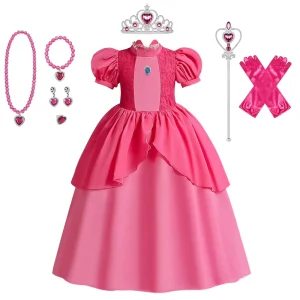 Girls Princess Dress Costume for Halloween, Christmas and Cosplay