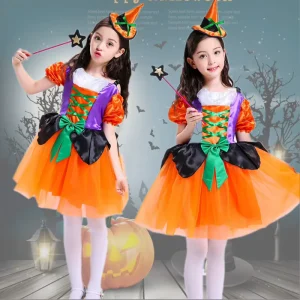 Girls Princess Witch Vampire Cosplay Costume Dress