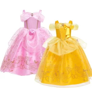 Girls Yellow Fairy Princess Costume GPHC-011