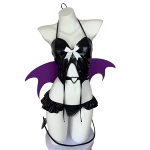 Girls’ and Adult Anime Character Polyester Cosplay Costume Set