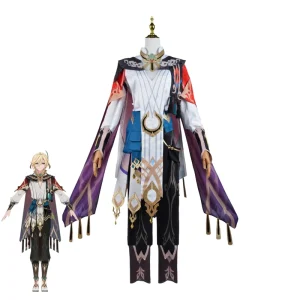 Gorgeous Men’s Cosplay Costume for Halloween Carnival Party Anime for Genshin Impact Kaveh Game Suit Gorgeous Handsome Uniform