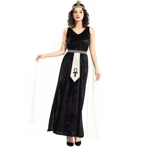 Greek Goddess Cleopatra Cosplay Performance Dress