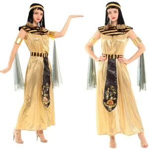 Greek Queen Cosplay Costume Medieval Egypt Cleopatra Myth Goddess Carnival Dress Role Play Egyptian Cosplay Costumes