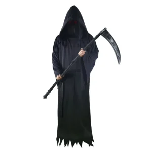 Grim Reaper Ghost Cosplay Costume for Children and Adults