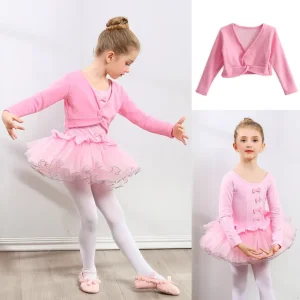 HIPPO KIDS Professional Ballet Tutu for Child Warm Kids Ballerina Party Dance Costumes Everyday Practice Clothes