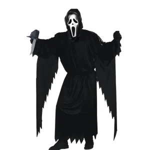 Halloween Adult Horror Cosplay Costume with Ghost Face Mask EVA Material