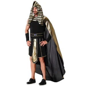 Halloween Ancient Egypt Egyptian Pharaoh Costume Men King Women Cleopatra Queen Cosplay Carnival Medieval Couple Party Dress
