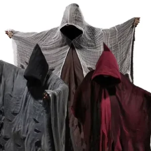 Halloween Cape and Cloak Cosplay Costume for Adults and Children Zombie Bone Cape