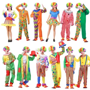 Halloween Carnival Clown Cosplay Costume Suit