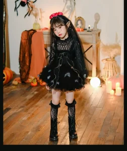 Halloween Children’s Costume Girl Cosplay Witch butterfly Elf Fashion Show Dress Performance Costumes