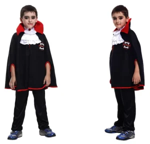 Halloween Children’s Mask Dance Party Costume S-0020 Vampire Cape Performance Costume