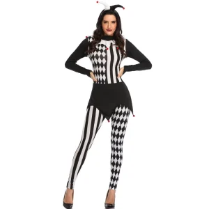 Halloween Clown Costume Cosplay Uniform Stage Show Circus Clown Costume