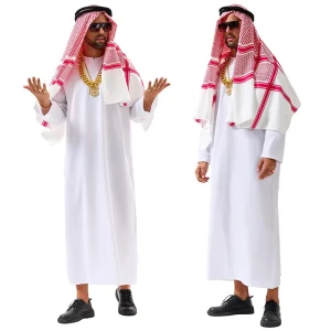 Halloween Cosplay Character Costume Set Adult Unisex White Robe Performance Outfit For Carnival