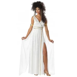 Halloween Cosplay Costume Women’s Athenian Goddess Costume Greece Goddess Role Play Dress