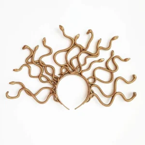 Halloween Costume Greek Mythology Medusa Snake Plastic Head Buckle Carnival Party Performance Props