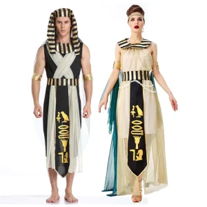 Halloween Costumes Egyptian Greek Male God Cosplay Ancient Egyptian Costume Women’s TRAD 011