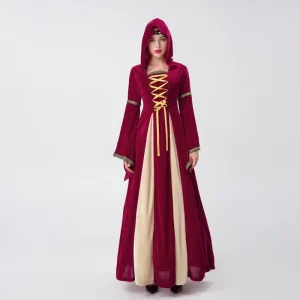 Halloween Costumes Retro Prom Dress Costumes Adult Women Middle Ages Noble Party Costumes