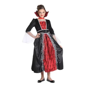 Halloween Decorations & Costumes Vampire Princess Dress Ghost Costume & Vampire Cloak (Adults) Polyester Material Women’s