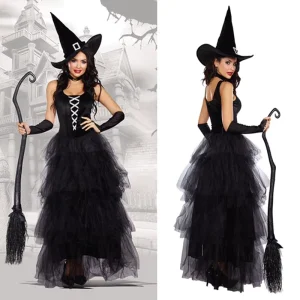 Halloween Fairy-tale Costume Classic Echo Role-play Outfit for Bar-themed Parties and Stage Performances