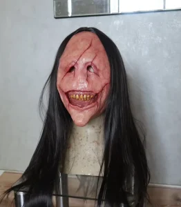 Halloween Female Ghost Horror Mask Party Decoration