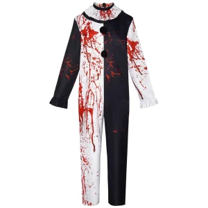 Halloween Ghost Clown Costume Blood Men’s Women’s Cosplay Stage Performance Costumes