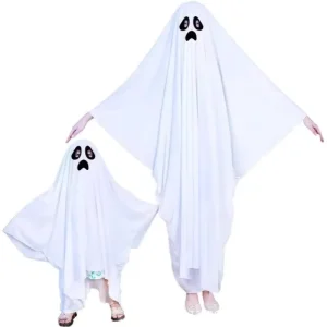 Halloween Ghost Family Costume for Adults & Kids Cosplay Outfit Instant Spooky Vibe Prop