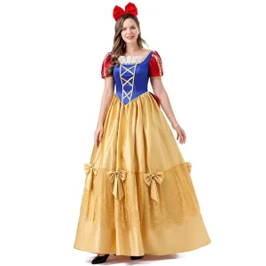 Halloween Grimms Fairy Tales Cosplay Dress Women’s Adult Performance Costume Stage Party Outfit Polyester