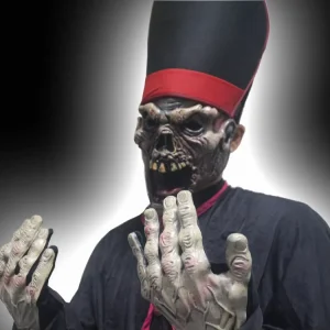 Halloween Horror Costume Bloody Evil Priest Zombie Cosplay Party Props Decorations