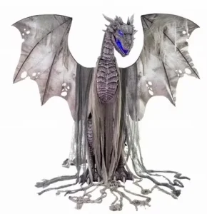 Halloween Horror Prisoner Prop Outdoor Scary Giant Dragon Decoration Animated Halloween Scary Animatronic