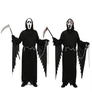Halloween Horror Zombie Costume for Kids and Adults